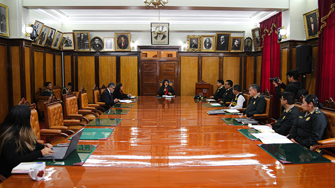 Presidenta de la Corte de Cusco sostuvo reunión de trabajo con operadores de justicia para la implementación de la unidad de flagrancia