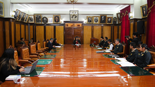 Presidenta de la Corte de Cusco sostuvo reunión de trabajo con operadores de justicia para la implementación de la unidad de flagrancia 