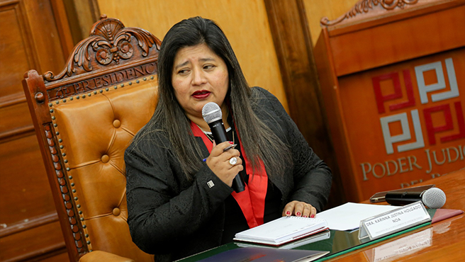 Presidenta de la Corte de Cusco sostuvo reunión de trabajo con operadores de justicia para la implementación de la unidad de flagrancia