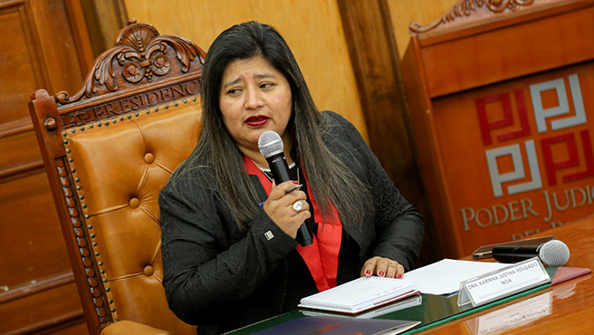 Presidenta de la Corte de Cusco sostuvo reunión de trabajo con operadores de justicia para la implementación de la unidad de flagrancia 