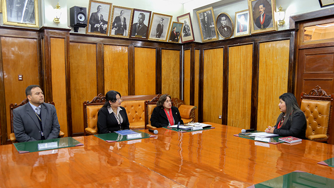 Presidenta de la Corte de Cusco sostuvo reunión de trabajo con operadores de justicia para la implementación de la unidad de flagrancia 