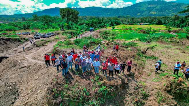 VERIFICACIÓN DE TERRENO PARA PUENTE BIRREGIONAL