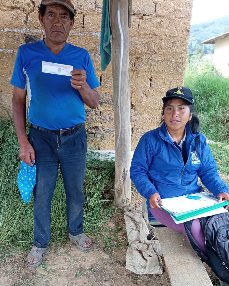 Continuamos con el empadronamiento masivo de hogares en Pingo y Campana