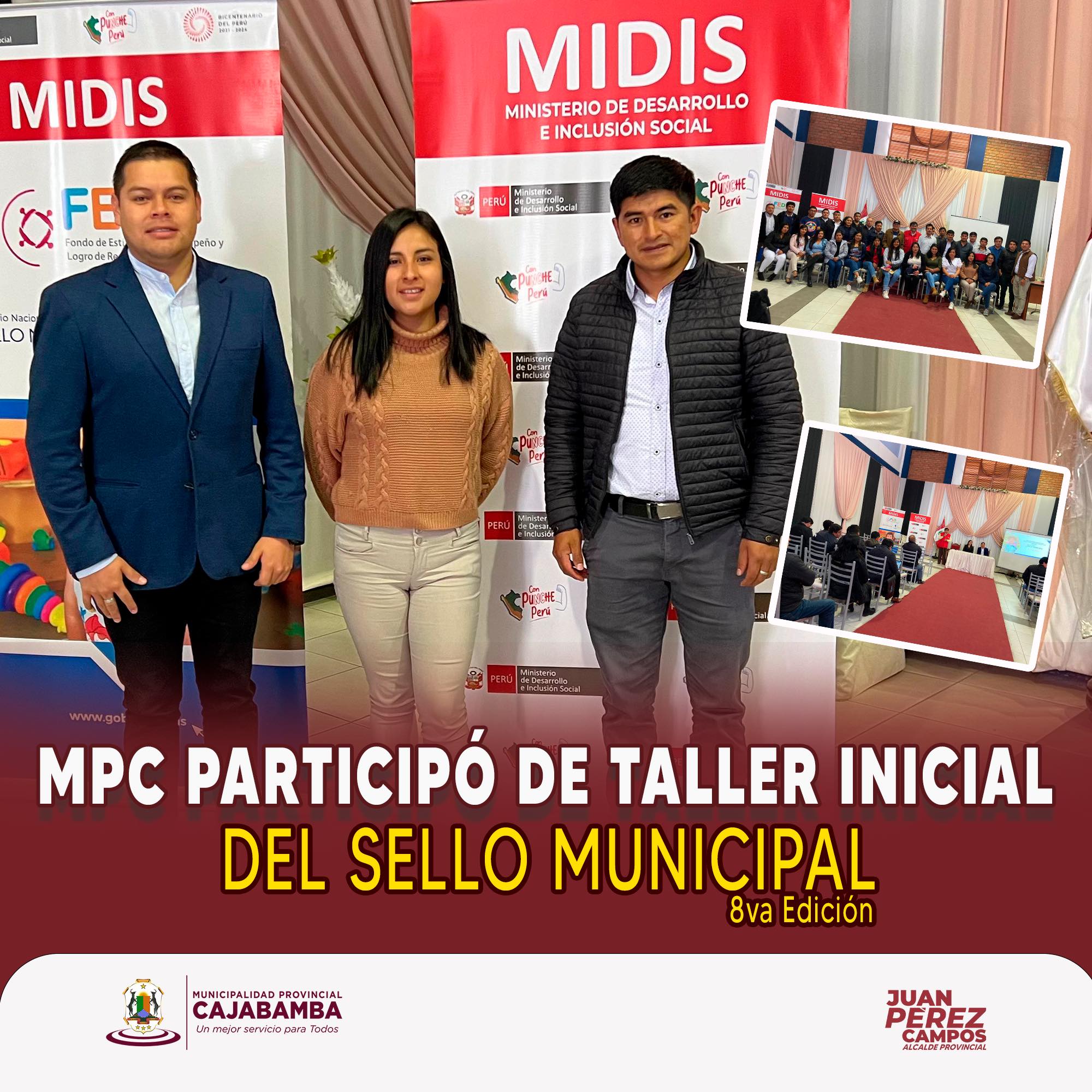 MPC participó de taller inicial del sello municipal 2024