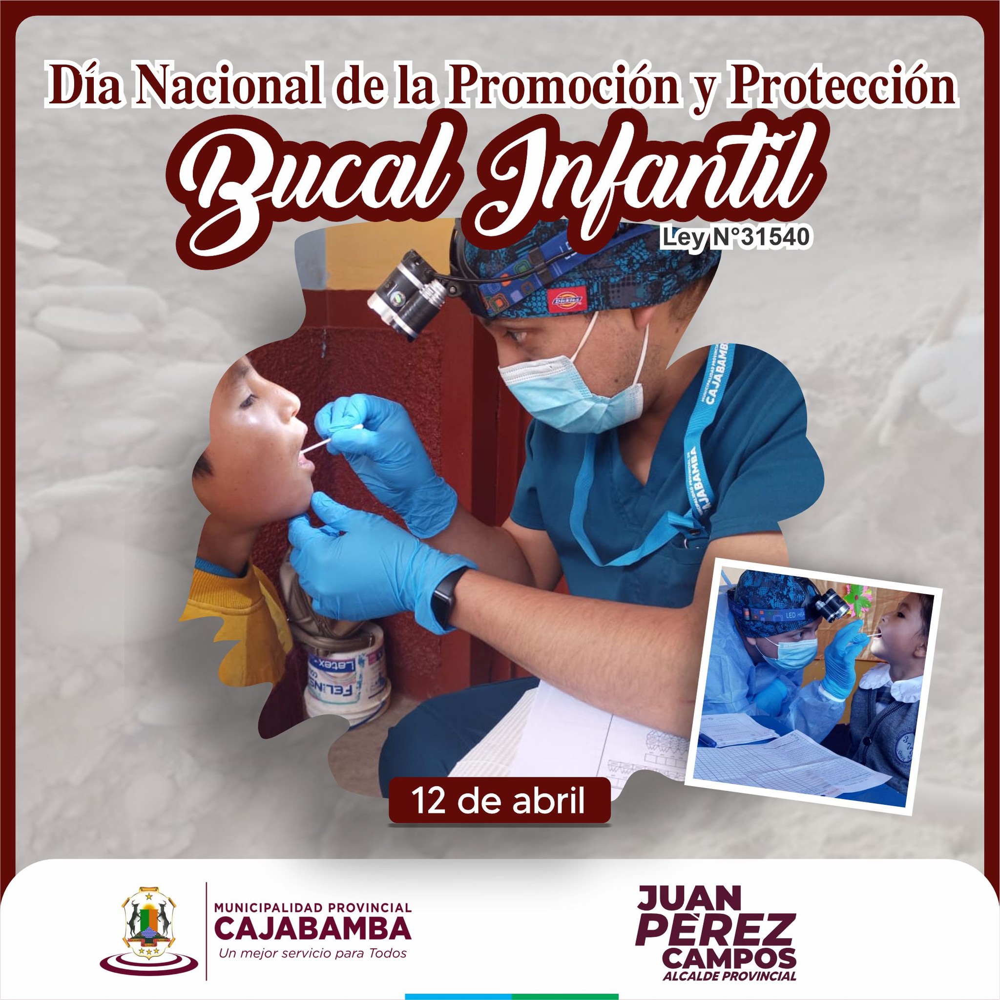Día nacional de la promoción y protección bucal infantil