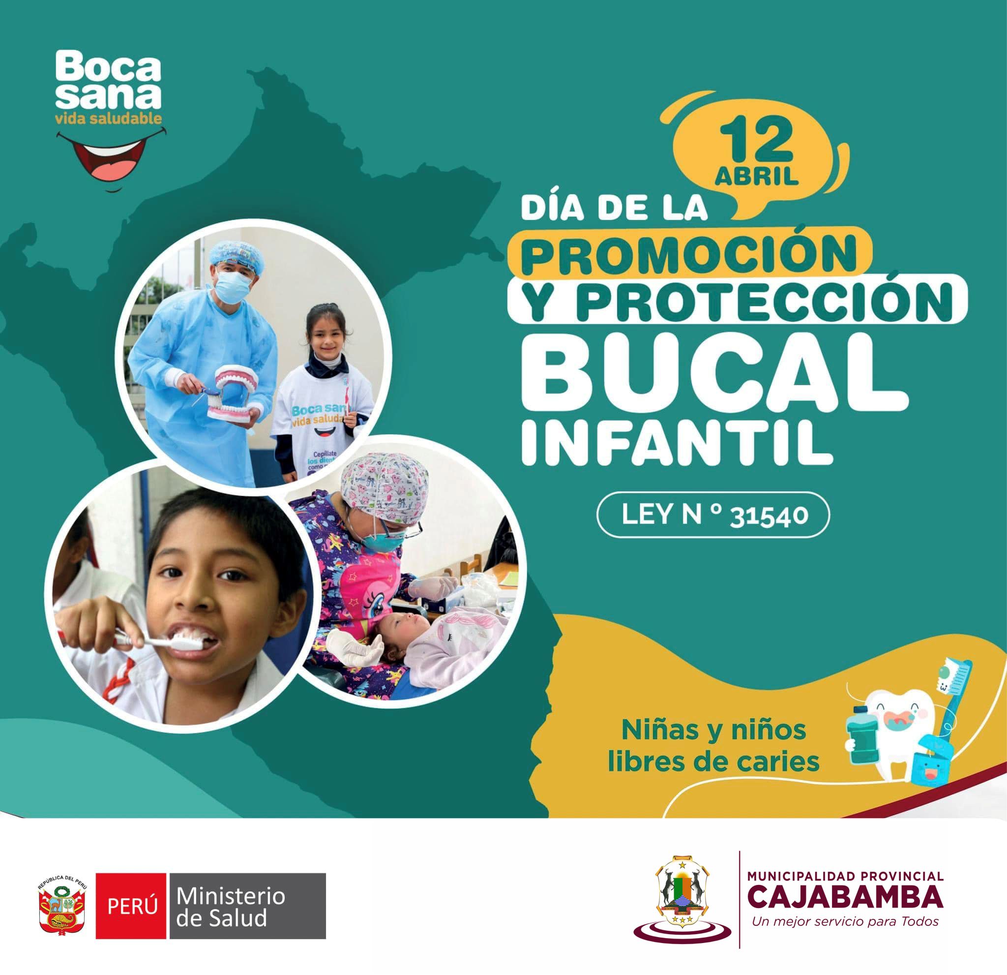 Dia nacional de promoción y protección bucal infantil - 12 de abril