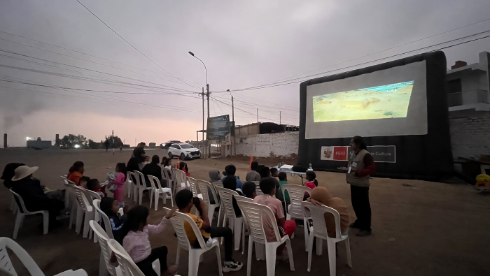 Cañete: Ministerio de Cultura llevó cine peruano a los ciudadanos de Cerro Azul