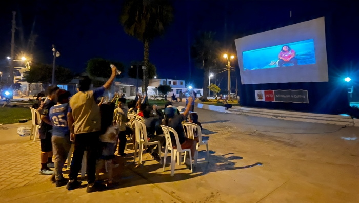 Cañete: Ministerio de Cultura llevó cine peruano a los ciudadanos de Cerro Azul