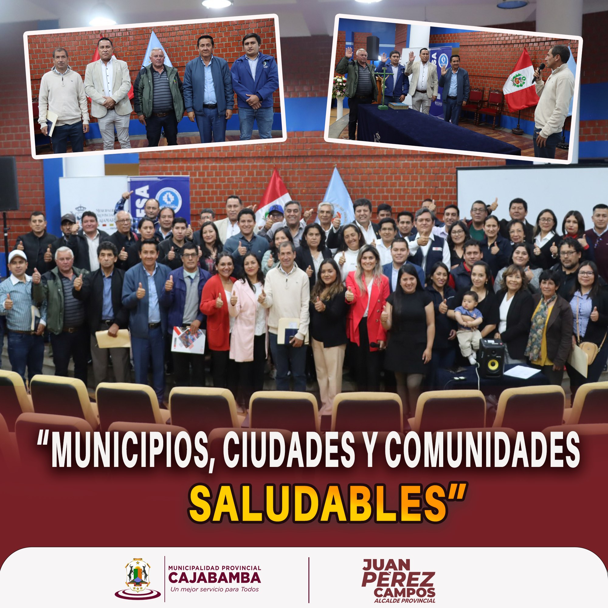 Municipios, ciudades y comunidades saludables 