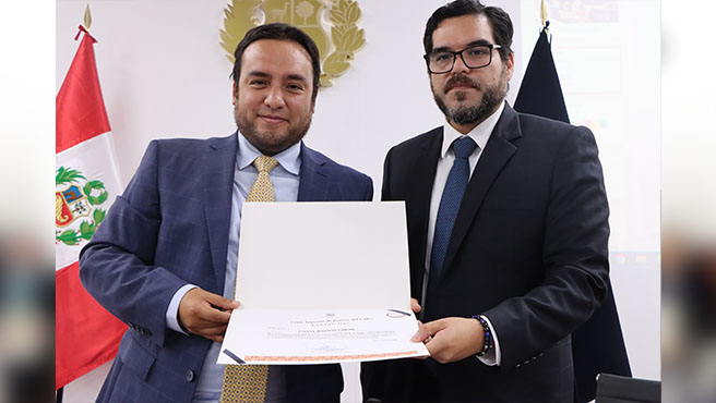 Catedrático Dante Botton Girón dictó taller sobre "Cuantificación de los daños en accidentes de trabajo y enfermedades profesionales" en el marco del 63° aniversario de la Corte del Callao,