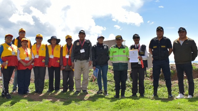 Junta vecinal del barrio Manto Central renueva su compromiso con la seguridad ciudadana