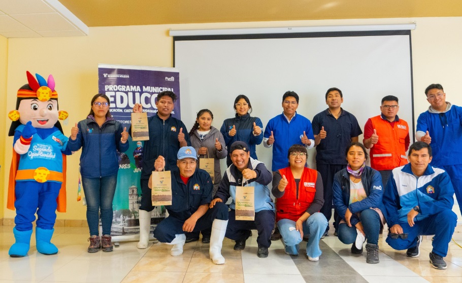 ¡Puno avanza con responsabilidad ambiental! Fortaleciendo la disposición de residuos orgánicos e inorgánicos