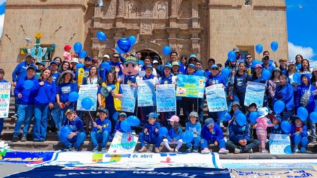 Concejo municipal participó en la marcha conmemorativa por el Día Internacional del Autismo