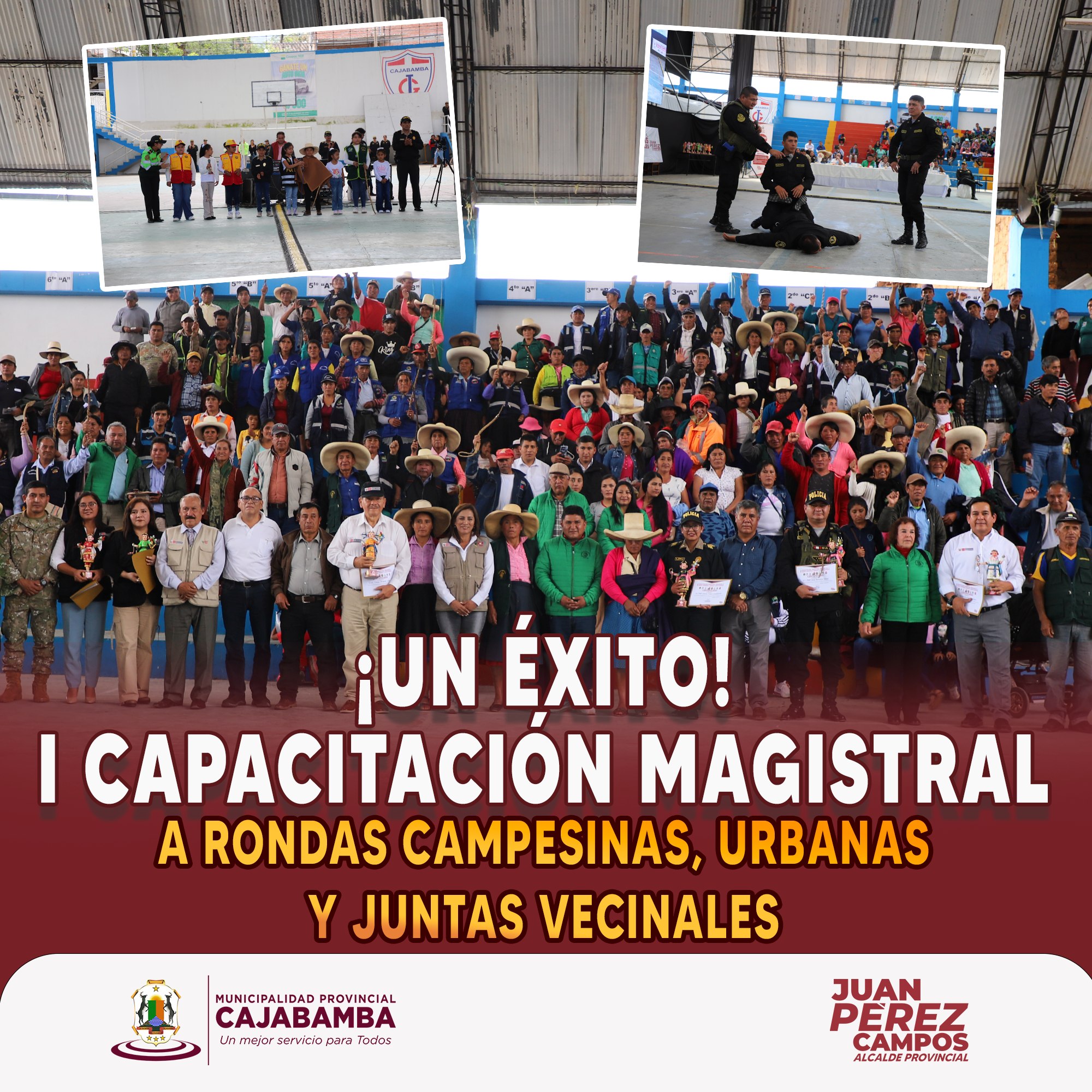 Se realizó con éxito la i capacitación magistral dirigida a organizaciones vecinales de la provincia