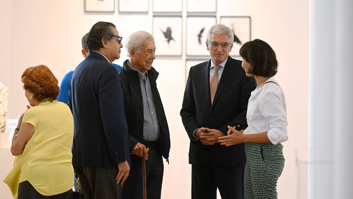 Premio Nobel Mario Vargas Llosa visitó el Centro Cultural Inca Garcilaso de la Cancillería