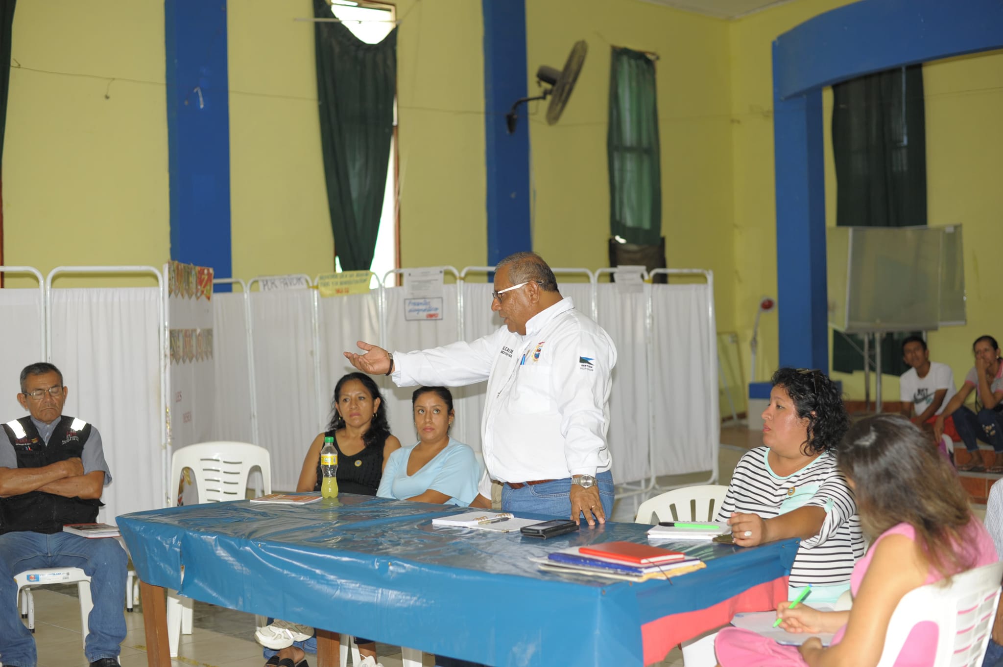 Alcalde Reedy Bancayan Palomino Se Reúne Con Miembros De La Oficina Municipal De Atención A La Persona Con Discapacidad (OMAPED)