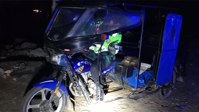Serenazgo de Huarmey recupera moto extraviada.