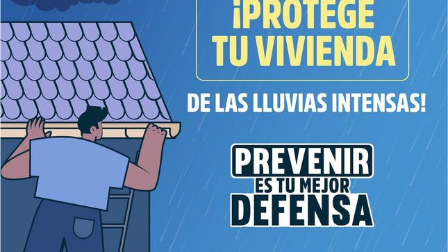 ¡Protege tu vivienda de las lluvias intensas!