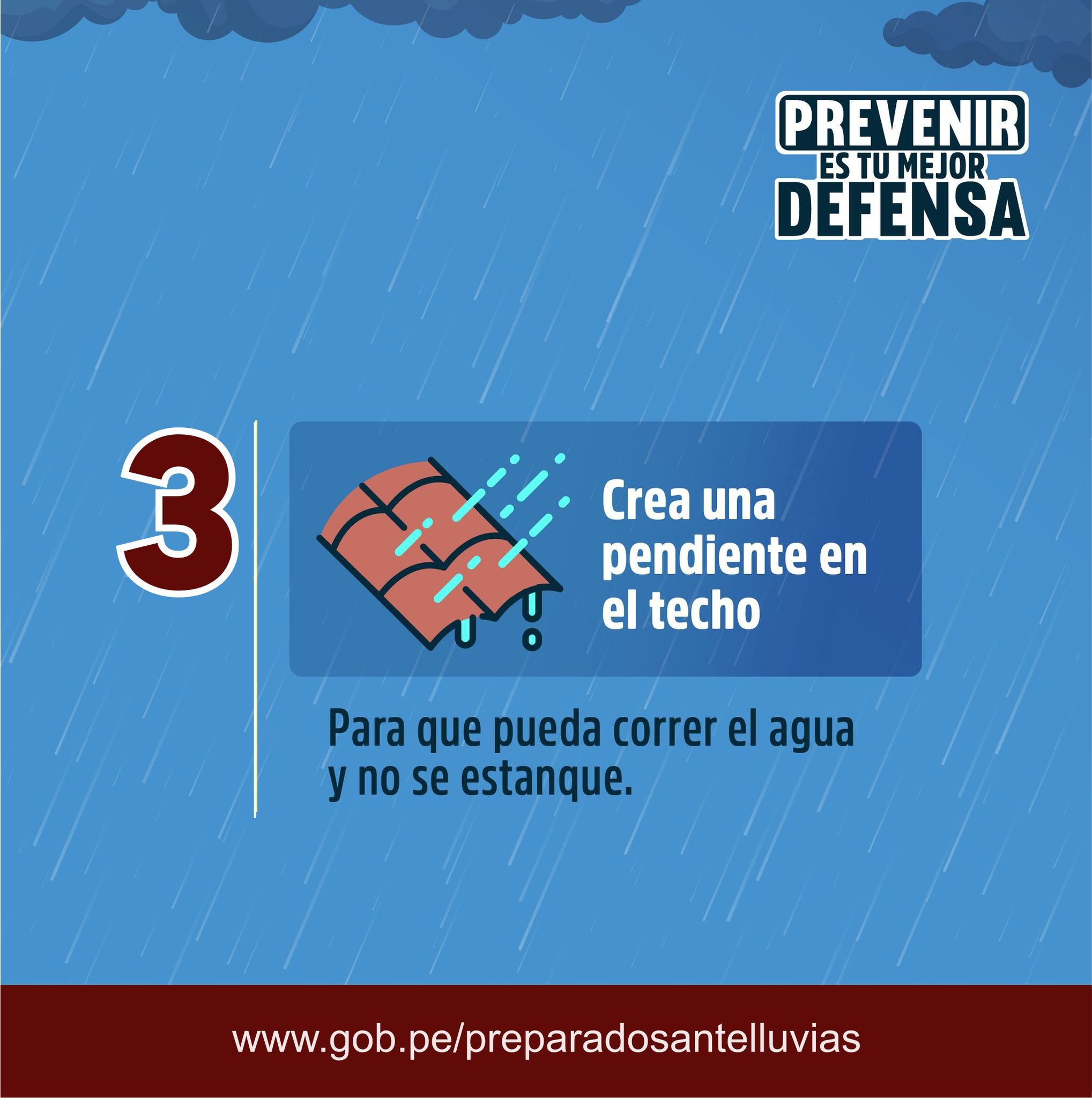 ¡Protege tu vivienda de las lluvias intensas!