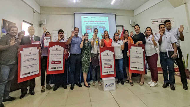 Entre los beneficiarios están la Universidad Nacional de Ucayali,  el Ministerio del Interior y el Ministerio de Desarrollo e Inclusión Social.