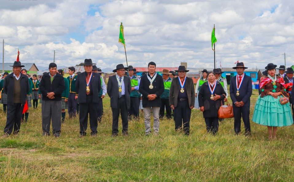 Municipalidad de Puno saluda por su XI aniversario al centro poblado de Santa Bárbara de Moro