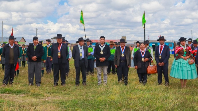 Municipalidad de Puno saluda por su XI aniversario al centro poblado de Santa Bárbara de Moro