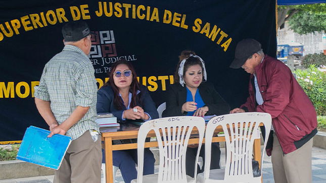 Inicia el Programa de " Justicia en tu Comunidad " en la provincia de Huarmey.