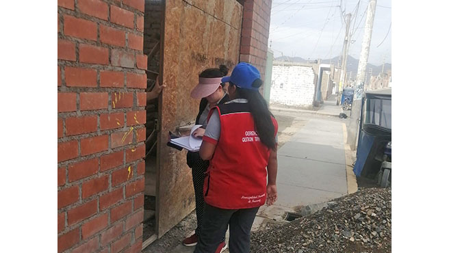 Municipalidad Continua con la Fiscalización a trabajos de construcción en la ciudad de Huarmey