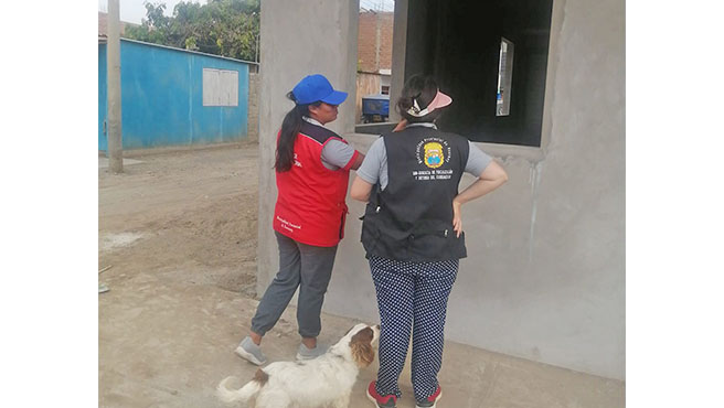 Municipalidad Continua con la Fiscalización a trabajos de construcción en la ciudad de Huarmey