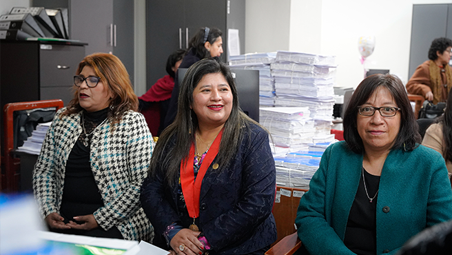 Integrantes del Módulo Civil de la Corte de Cusco participaron de la charla "Manejo y Gestión adecuada de los residuos sólidos"