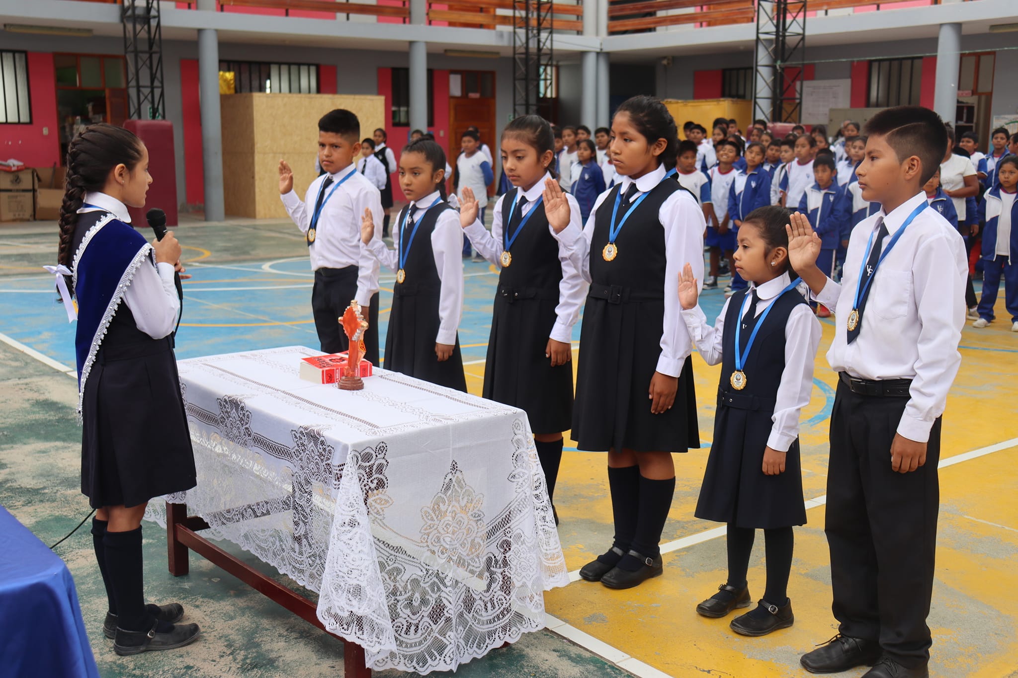 Evento ceremonia de la I.E Virgen de Fátima