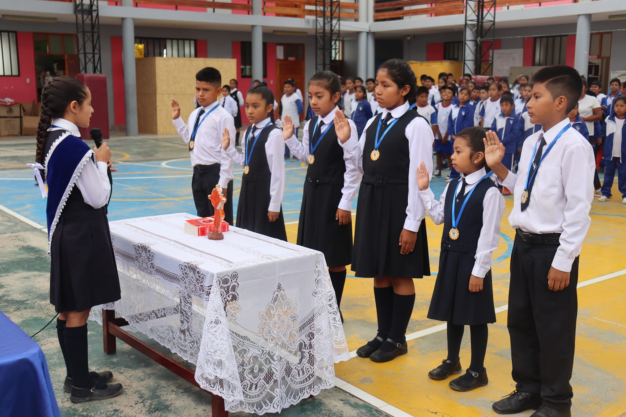 Evento ceremonia de la  I.E Virgen de Fátima