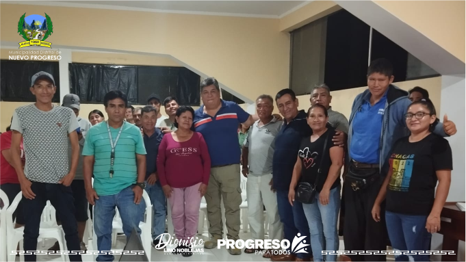 Alcalde Distrital sostiene reunión con pobladores y autoridades del Centro Poblado de Santa Cruz