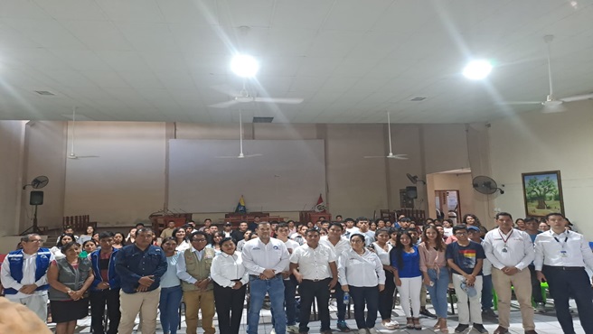 DRTPE Piura realizo varias acciones en favor de los estudiantes, emprendedores y publico en general, en la ciudad de Tambogrande