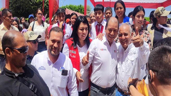 DRTPE Piura participo en el lanzamiento del programa Llamkasun en el distrito de La Matanza