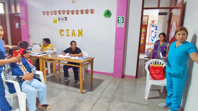 Municipalidad realiza campaña de Salud Ocular a los adultos mayores del CIAM