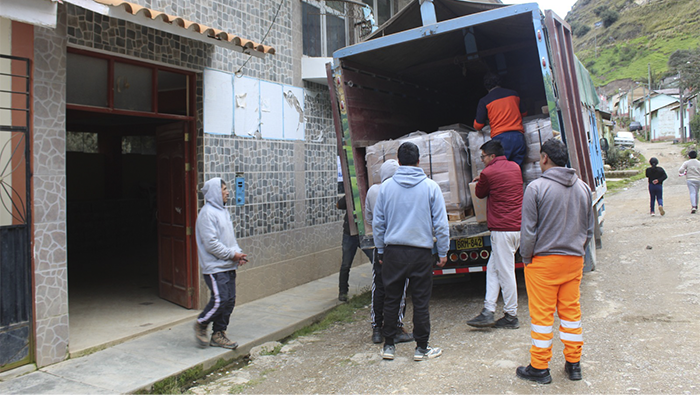 Registro de entrega de agua