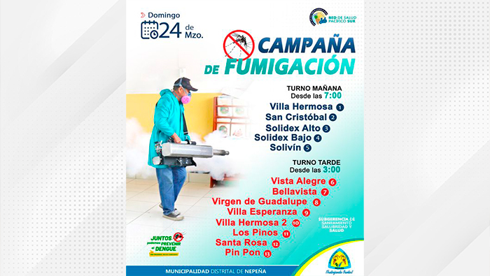 Tercera Jornada de Fumigaci贸n