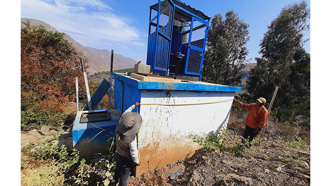 Municipalidad realiza verificación técnica del sistema de agua potable en el valle Huarmey.