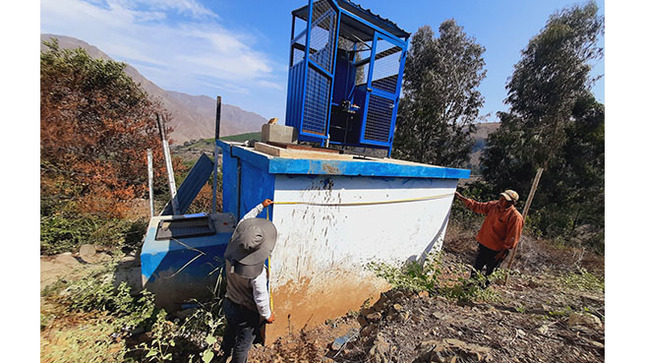 Municipalidad realiza verificación técnica del sistema de agua potable en el valle Huarmey. 