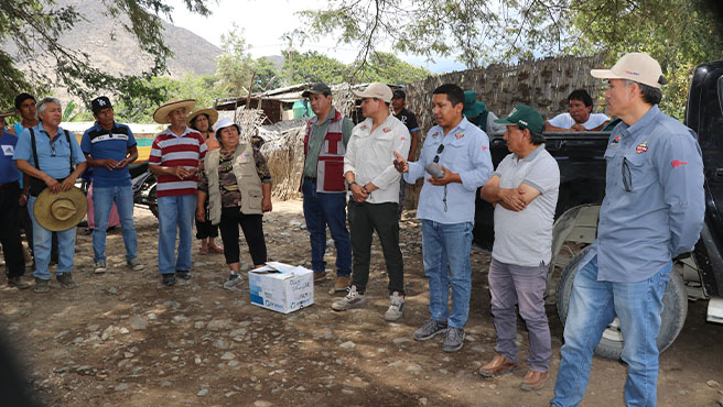 Autoridades articulan esfuerzo para para la comercialización de productos agrícolas en el valle de Culebras.