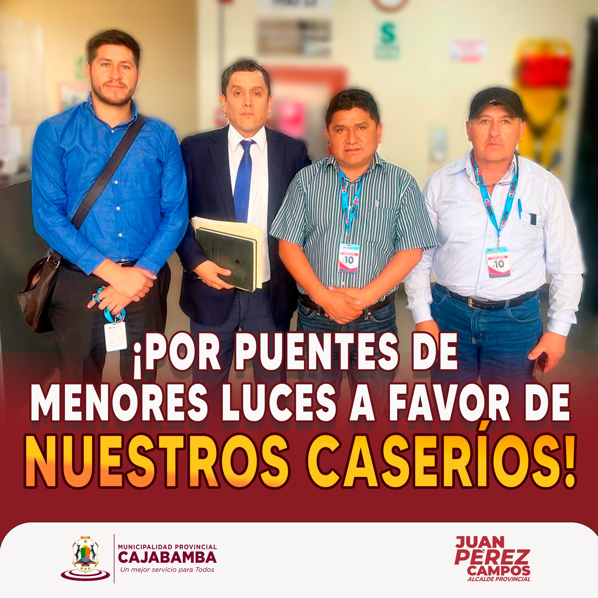 ¡Por puentes de menores luces a favor de nuestros caseríos!