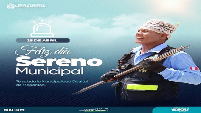 Feliz dΓa serenos de Megantoni