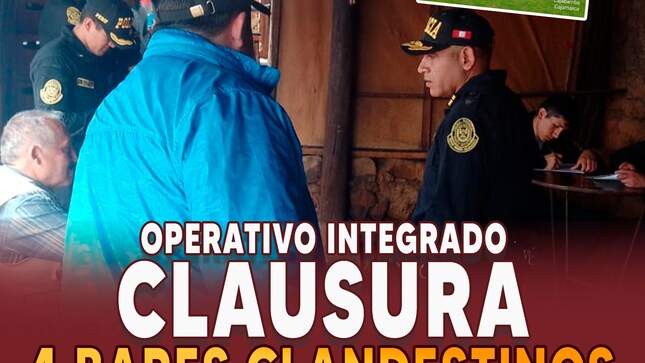 Operativo integrado clausura 4 bares clandestinos