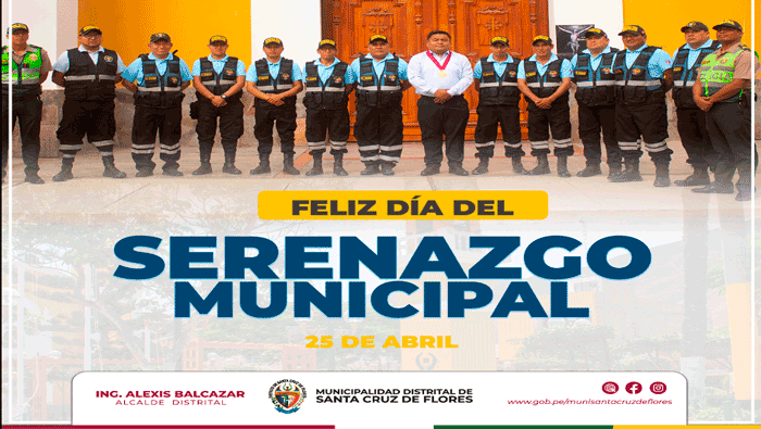 Feliz día del Sereno Municipal