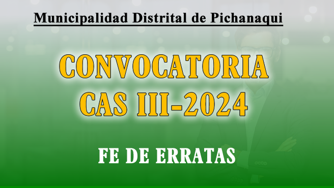 FE DE ERRATAS