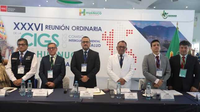 Huánuco: Comisión Intergubernamental de Salud presentó avances de los compromisos para implementar políticas en salud a nivel nacional 