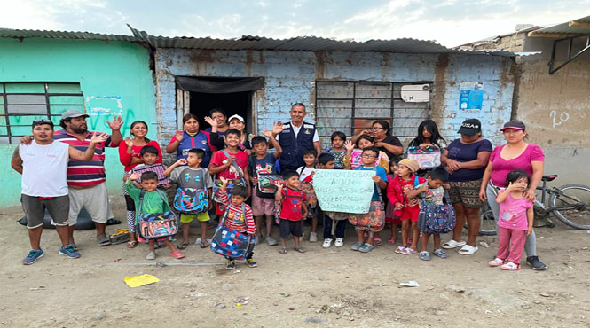 En un acto de amor y solidaridad