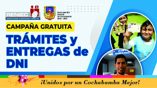 Campaña Gratuita RENIECv