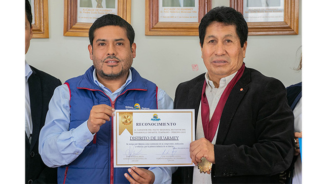 Huarmey es reconocido como gobierno eficiente dentro del pacto regional por la infancia en Ancash.         